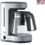 EC- Zutto 5-Cup Drip Coffeemaker,Silver
