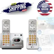 Cordless Phone System Black Caller ID Call Waiting DECT 6.0 14 Min Recording