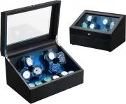 6 Watch Winders with 6 Watches Storages Watch Winder for Automatic Watches with
