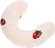 WOONEKY Little Pillow for Cats Plush for Tag Cat Pillow Padded Neck Indoor Fuzzy Soft Kitten Beds for Indoor Kittens Calming Nap Household Cloth