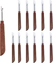 12 Pcs Sewing Seam Rippers Plastic Thread Cutter Handy Stitch Ripper Tag Sewing Thread Removers Crafting Removing Threads Stitch Ripper Sewing Tools for Needle Work Patterns and Clothes