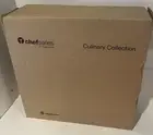 Tupperware Chef Series Non Stick 6 Qt Saute Pan Stainless Steel Glass Cover New