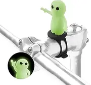 BONE Character Bike Domestique (Strap or Lock On Type), Cute Bicycle Ornament for Stem & Handlebar, Waterproof Silicone Toy Decoration for Scooters, Cycling Accessory for Kids