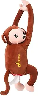 Creative Monkey Car Tissue Holder Cute Cartoon Tissue Box Tissue Holder,Suitable for Car Bedrooms and Living Rooms