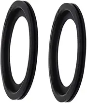 DIYEAH 2Pcs Rv Toilet Seal Replacement Rubber Flange Connector Durable Leak Control for Rv Bathrooms Easy Installation for Series Toilets Long Lasting Fit