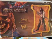 NEW PIRATES OF THE CARIBBEAN BALLOON - 34”x20” Super Shape Refill Johnny Depp