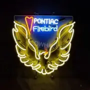 Pontiac Firebird Neon Light Sign Garage Shop Man Cave Corridor Lamp 19"x19"
