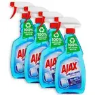 4x Ajax 500ml Spray n' Wipe Trigger Bottle Glass Cleaner for Window/Mirror/Door