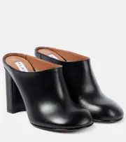 [Alaia] Alaïa Babylone leather mules AU 6 black