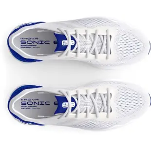 【UNDER ARMOUR】UA 男 HOVR Sonic 6慢跑鞋 運動鞋_3026121-104(白色)