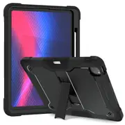 For iPad Pro 13-inch (M4) Case, Armour Cover Stand, Black