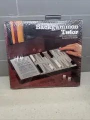 Vintage Backgammon Tutor Milton Bradley 1974 Complete ES Lowe 2407 Game