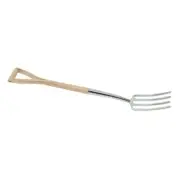 Draper Heritage Stainless Steel Border Fork with Ash Handle