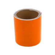 1 Roll Air-Release Adhesive Pinstripe Tape Reflective Orange 9.84ft x 3.94In