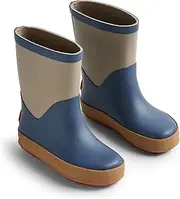 [Wheat] Unisex Children's Wellington Boots Juno Natural Rubber Rain Shoes
