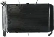 Rynplex Motorcycle Aluminum Radiator Water Cooler Cooling, for Yamaha, XJ6 XJ 6 XJ6S XJ6N 2009-2016 XJ6F 2010-2016 2010 2011 2012 2013 Motorcycle Engine Radiator