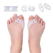 8 Pieces Gel Toe Separator Bunion Splint Corrector Toe Sleeve Protector Spac GBD