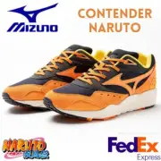 Mizuno Sneakers CONTENDER NARUTO Black x Orange x Gray D1GG2109 01 New!!