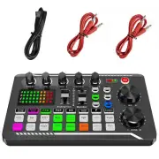 Podcast Microphone Sound Card Kit English Version Streaming Equipment Bundle