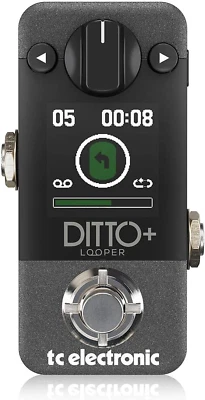 TC Electronic DITTO+ LOOPER Next Generation 60-Minute Multi-Session Looper Pe...