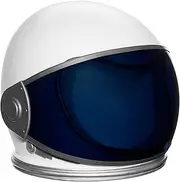 Spirit Halloween Adult White Astronaut Helmet | Astronaut Cosplay | Astronaut Costume Accessory | Space Helmet | Easy Costume, White, One Size