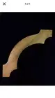 Wooden Verandah brackets Timber Pine 275x275x32mm