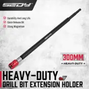SEDY 12inch Quick Release 1/4' Hex Shank Magnetic Drill Bit Extension Holder