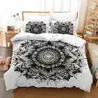 Bohemian Style Bedspreads Mandala Pattern Quilt Cover Home Bedding Cover Set 12
