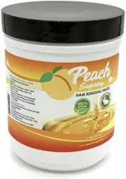 Sugaring Paste Hard- Peach Sugaring Organic Hair Removal Wax 45 Oz.