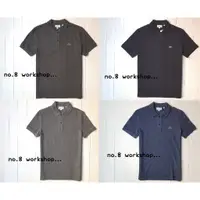 在飛比找蝦皮購物優惠-【LA男生館】【LACOSTE鱷魚LOGO貼布網眼POLO衫