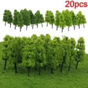 40PCS Model Trees Train Railroad Wargame Park Scenery HO Scale 1: 200 Mini 2022