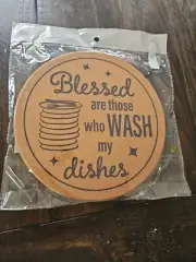 Ganz Kitchen Trivet, Wash My Dishes