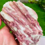 800g Natural Pink Red Tourmaline Quartz Crystal Gemstone Mineral Rough Specimen