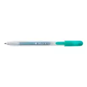 12 Pack Sakura Gelly Roll Retractable Medium Point Pen Open Stock-Metallic Green
