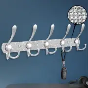 BlackFish Wall Mounted Coat Hooks, 8#1Pcs Five Heavy Duty Tri Hooks