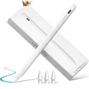 Stylus Pen for iPad,35 mins Fast Fully Charging for Apple iPad A2-White