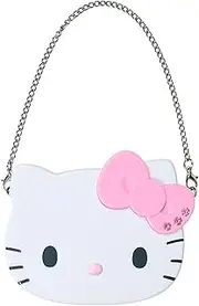 Sanrio 338681 I Love Hello Kitty Double Sided Mirror with Chain Pink Mirror Makeup Carry