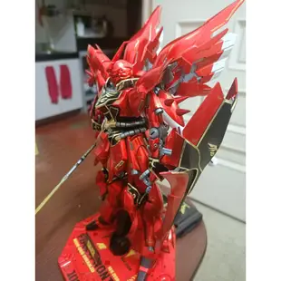 ◤歐北賣◢  已組裝 萬代 MG 1/100 MSN-06S  新安洲 SINANJU 電鍍版