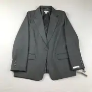 Pendleton Jacket Womens 14 Gray Virgin Wool Button Up Lightweight Blazer NWT