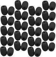ERINGOGO 80pcs Microphone Foam Covers Comfortable Windscreen Sleeves for Headset Mics Secure Fit and Reliable Sound Quality for Events and Presentations