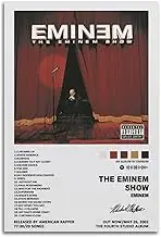 Wall Art Rapper Music Album Eminem Poster Poster Canvas Painting Wall Art Picture Home Decor Print For Bedroom Living Room Dorm Study Bar Office 12x18inch(30x45cm)