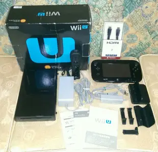 WII U WIIU 32G主機 黑色