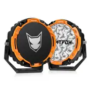 LIGHTFOX 7 inch Osram LED Driving Lights 1Lux @ 1,680m 13,600Lumens