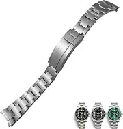 [SKXMOD] For Rolex Submariner OYSTERFLEX GMT 20mm Watch Strap Bracelet 904L Stainless Steel Glide Folding Buckle Watch Band