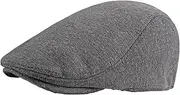 [yuksok] Beret Hat Cabbie Driving Hat Adjustable 55cm-59cm Male Casual Warm Painter Hat Men Plaid Flat Cap for Hunting Outdoor Driving