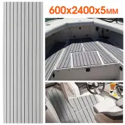 Grey EVA Foam Boat Decking Sheet Marine Faux Teak Decking Self-adhesive 240×60cm