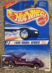 Hot Wheels 1995 Model Series Purple Power Rocket 5 Spoke CARDED BLISTERPACK