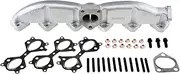 TBVPARTS Exhaust Manifold 11622248166 Plus Gasket Kit 18407788422 Ductile Iron 11627788422 Compatible with E60 E61 E65 X5 3.0d 2.5d M57 M57N 325d 330d 525 d d