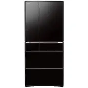 Hitachi 615L Black Glass Finish French Door Fridge RWX620KAXK