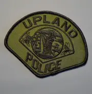 Upland Police SWAT Olive Drab Patch #1 ++ Mint San Bernardino County CA